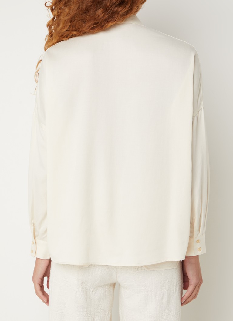 Sessùn Lady D blouse with concealed button placket