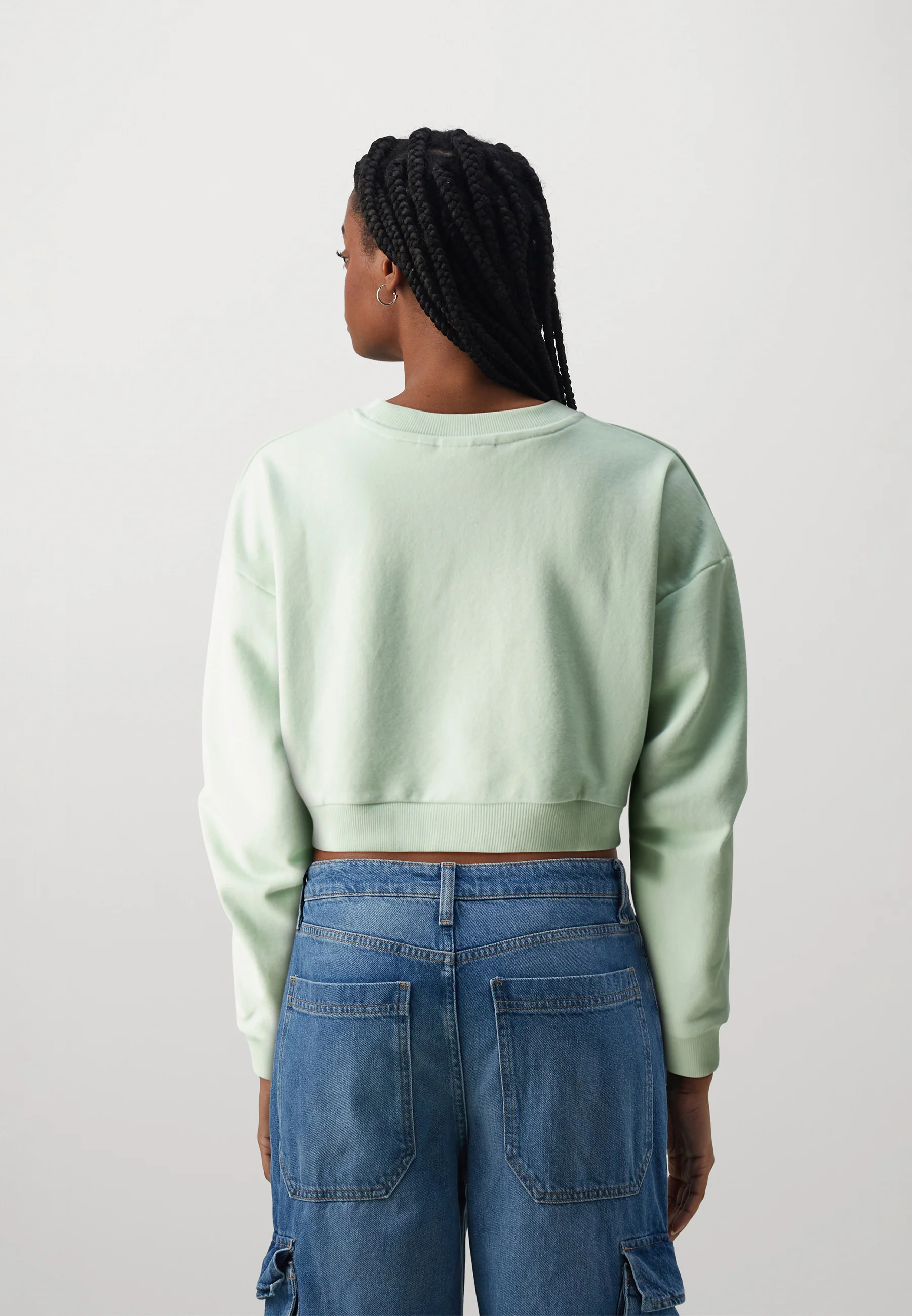 Sudadera corta New Era para mujer