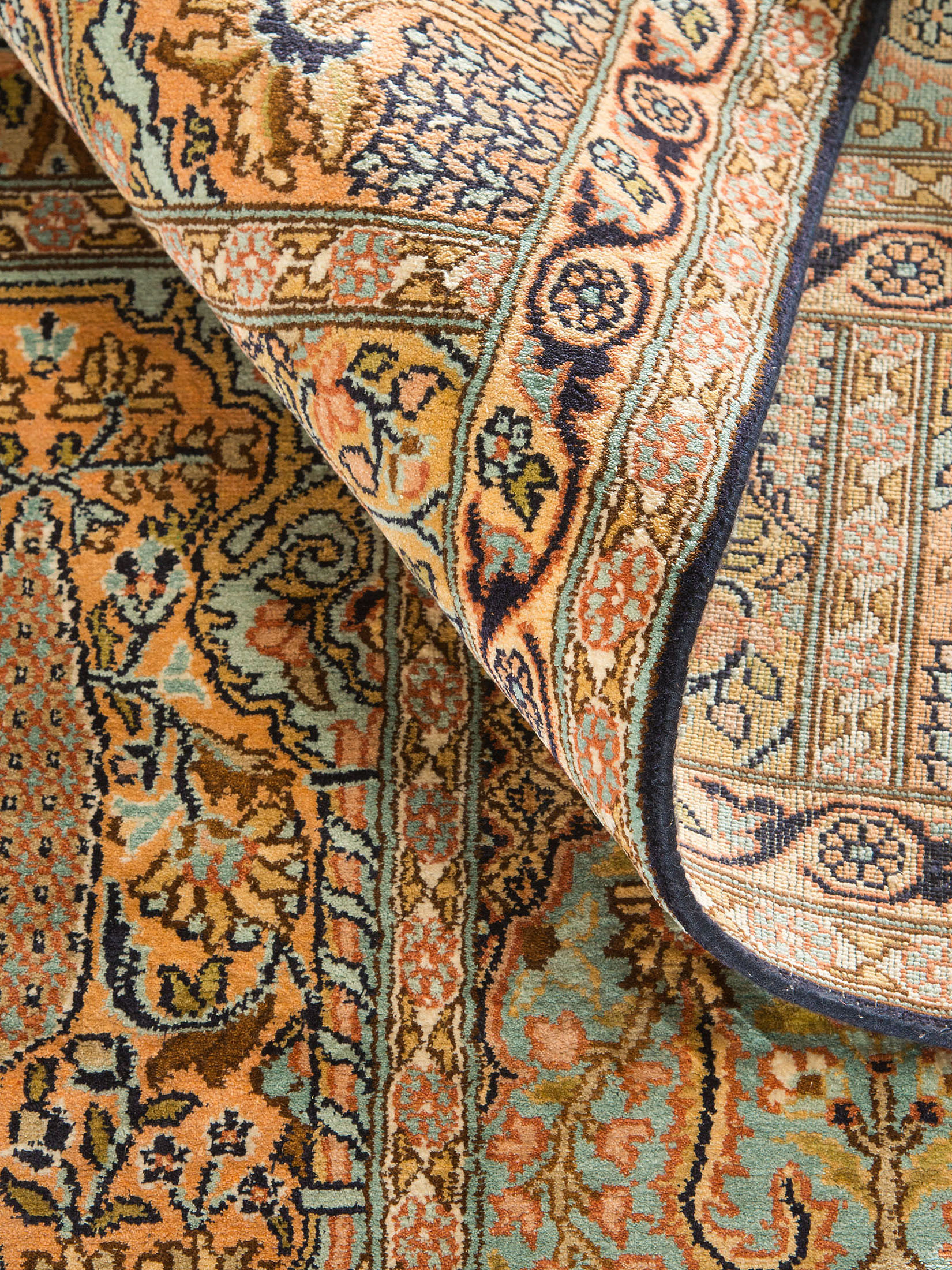Kaschmir Seide 18/18 ca. 156 x 222 cm, Unikat / Einzelstück