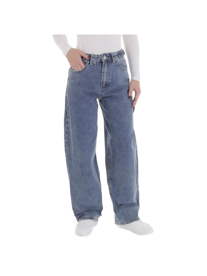 Ital-Design Jeans in Blau günstig kaufen