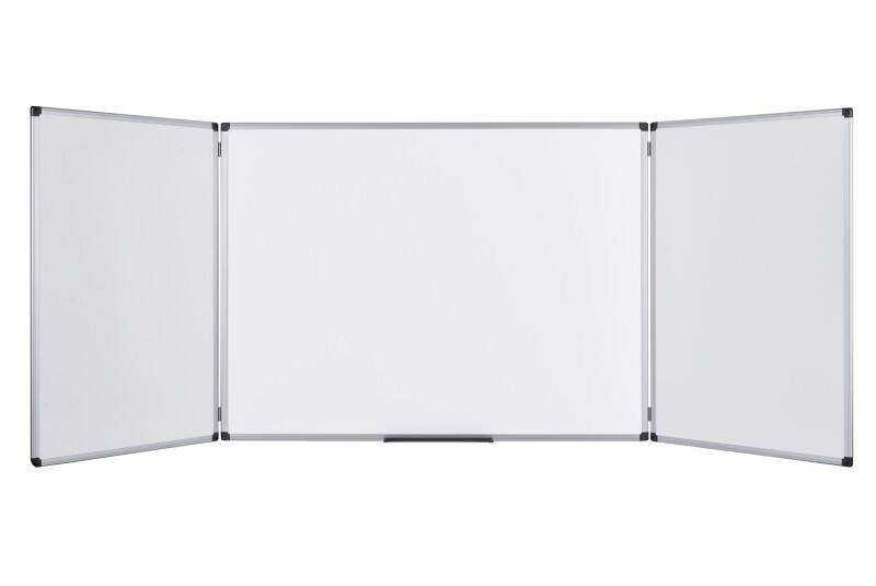 Bi-Office Maya Faltbares Whiteboard Magnetisch Lackierter Stahl Doppelseitig 90 (B) x 60 (H) cm