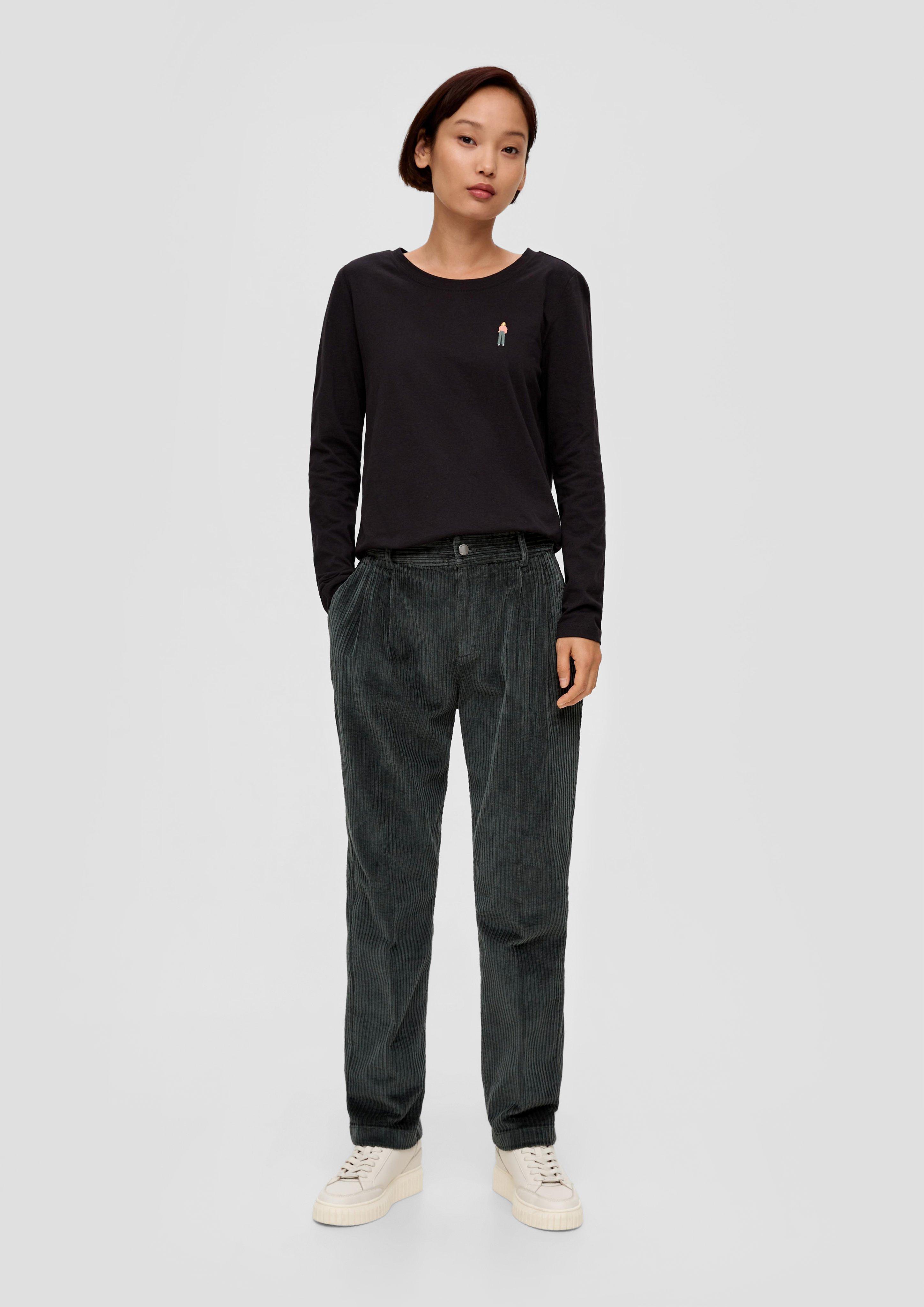 Regular: Bundfaltenhose aus Cord  2138060-7909