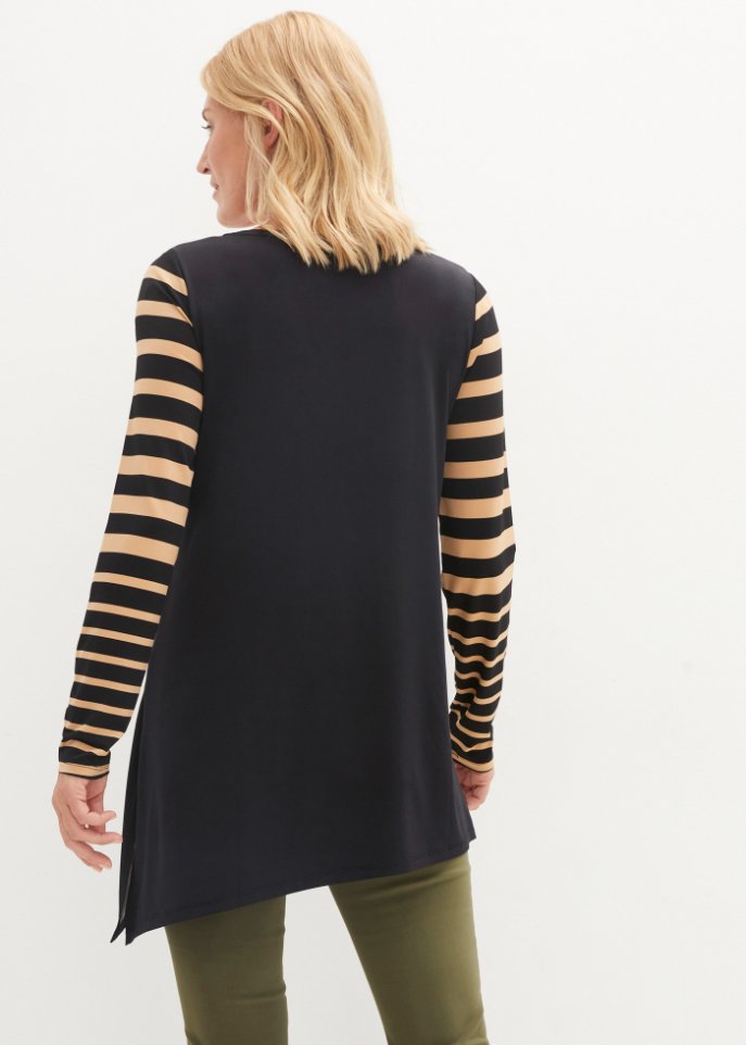 Zipfelshirt mit Streifen