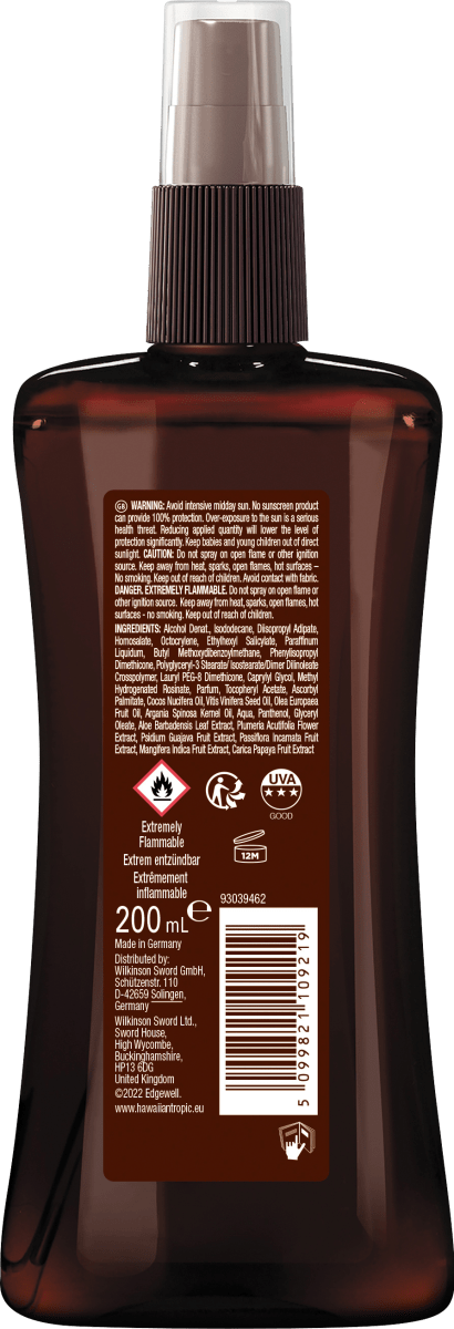 Sonnenöl Spray mit Kokosnuss & Arganöl, LSF 30, 200 ml