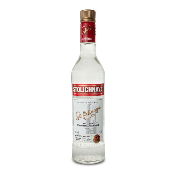 Stolichnaya russischer Wodka 0,5l