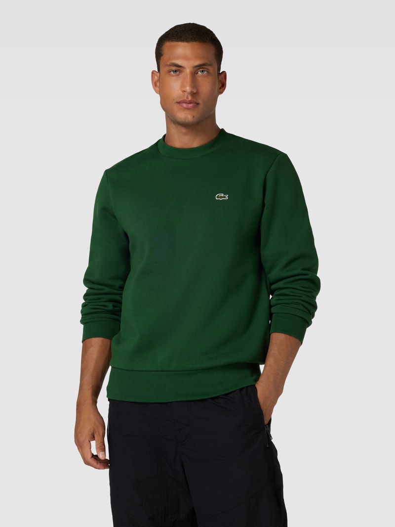 Sweatshirt mit Logo-Detail in grün