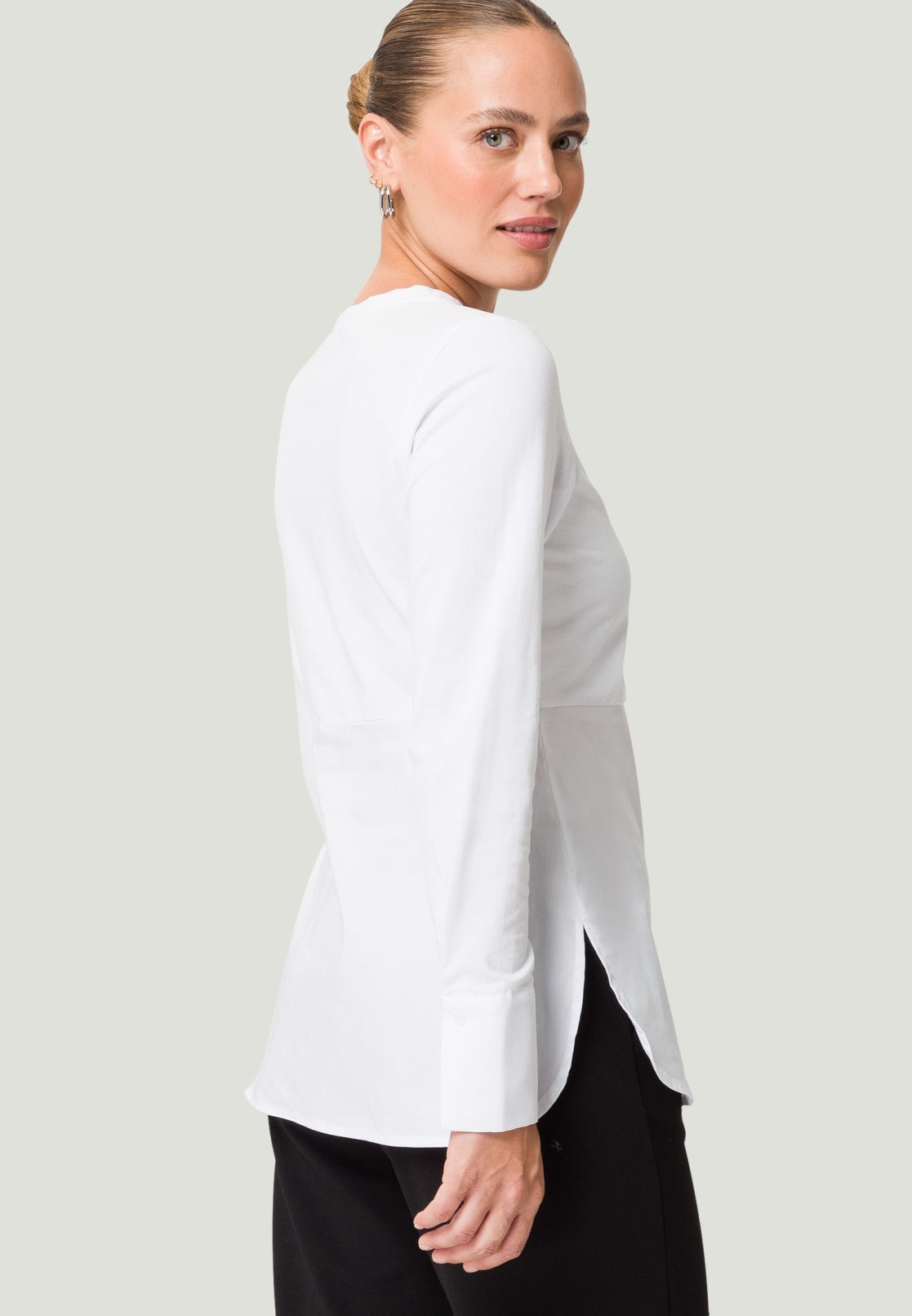 Shirt mit Bluseneinsatz
