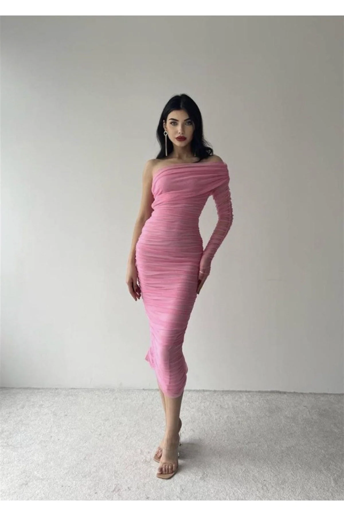SONREİR  Kleid - Rosa - A-Linie