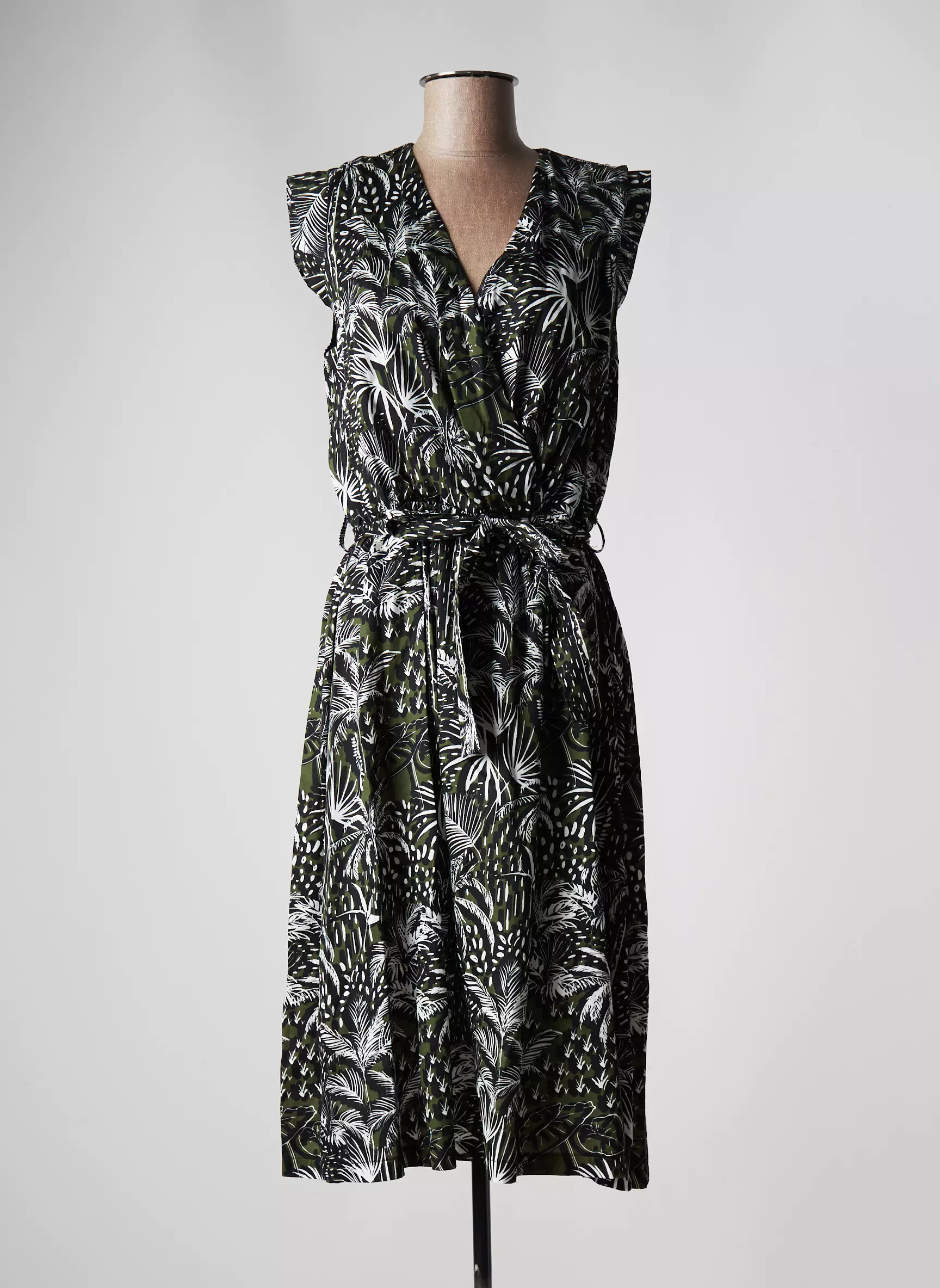 Leo Ugo Robes Mi Longues Femme couleur noir