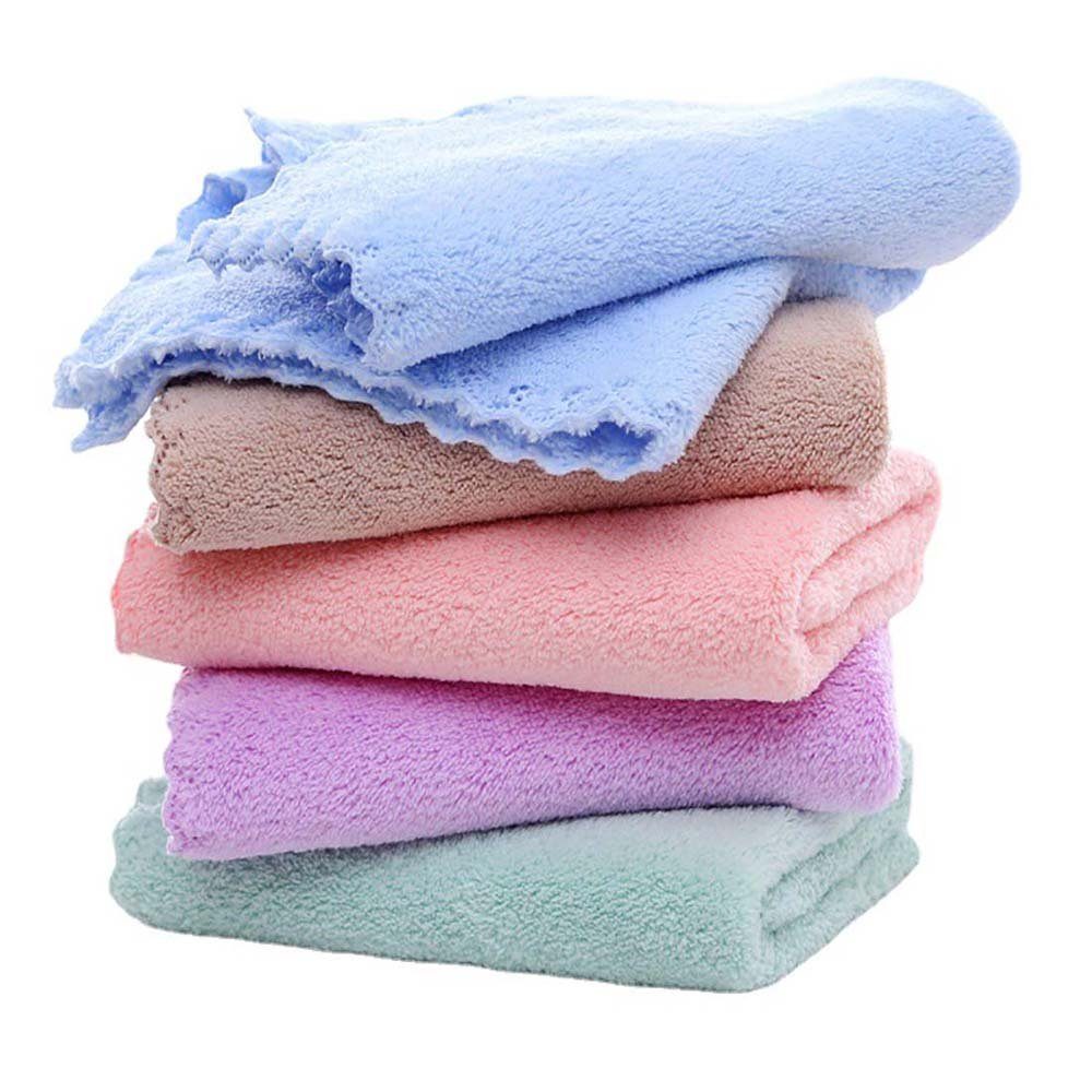 DRSEON Waschlappen 5 Stück Make-up Entferner Tücher Mikrofaser Waschlappen (5-tlg)