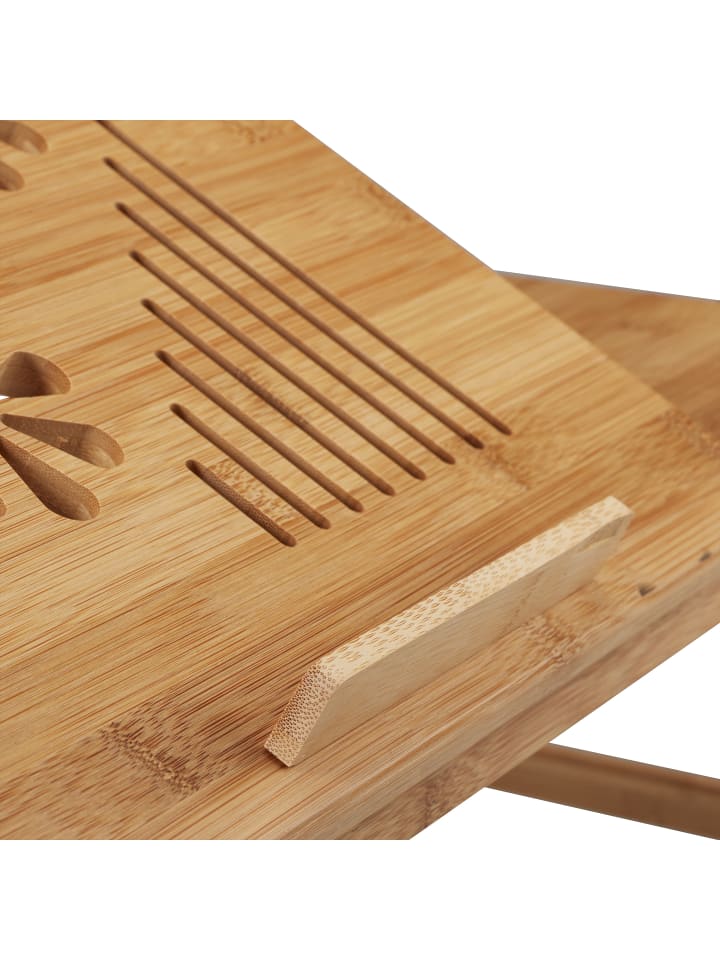 relaxdays Laptoptisch in Natur 17 Zoll - (B)69x (H)30 x (T)35 cm günstig kaufen onesize