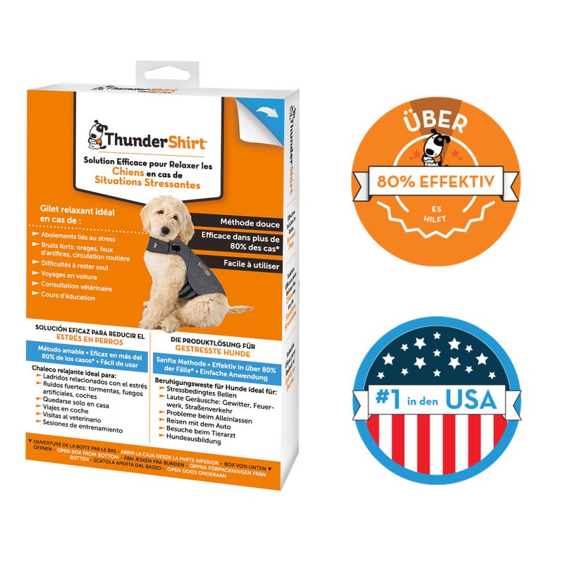ThunderShirt Beruhigungsweste, grau zu TOP-Preisen