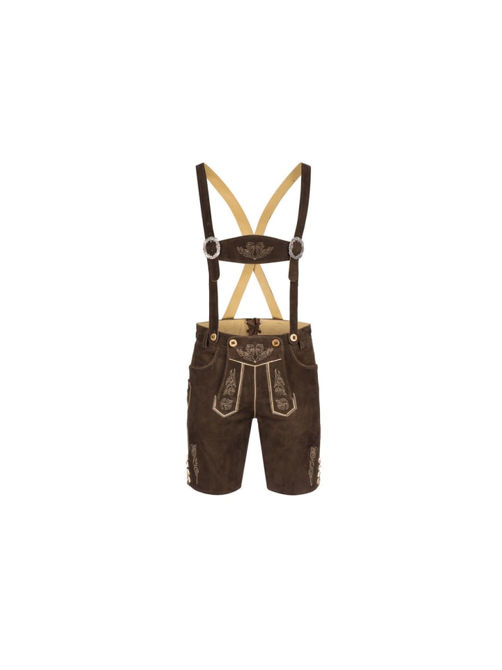 Nübler Lederhose für Herren in braun in braun günstig kaufen 54