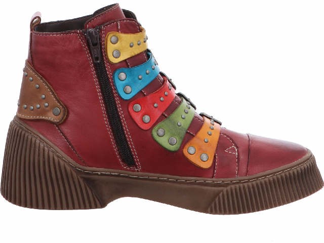 GEMINI Stiefeletten rot