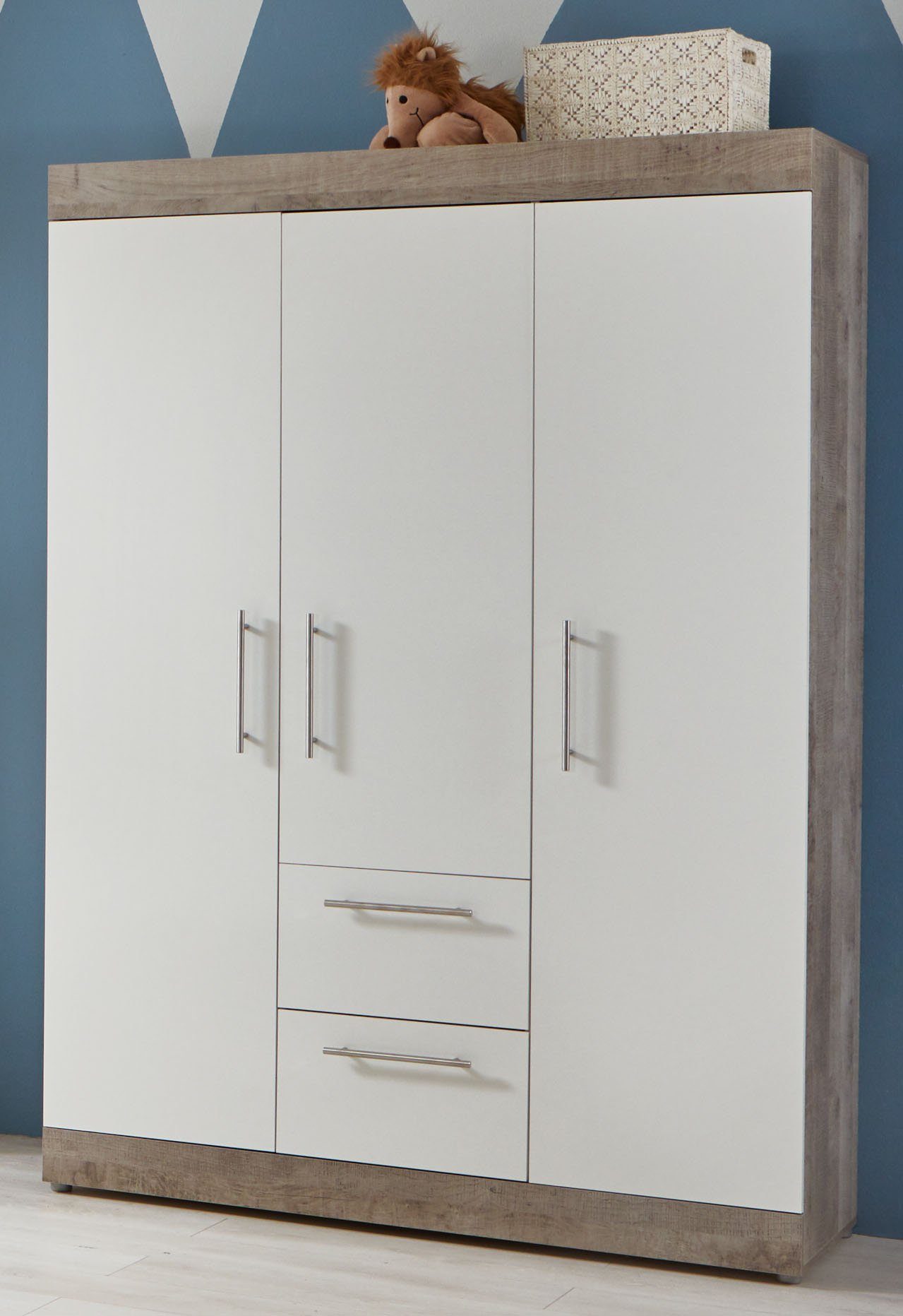 arthur berndt Kinderkleiderschrank Selina 3-türig; Made in Germany