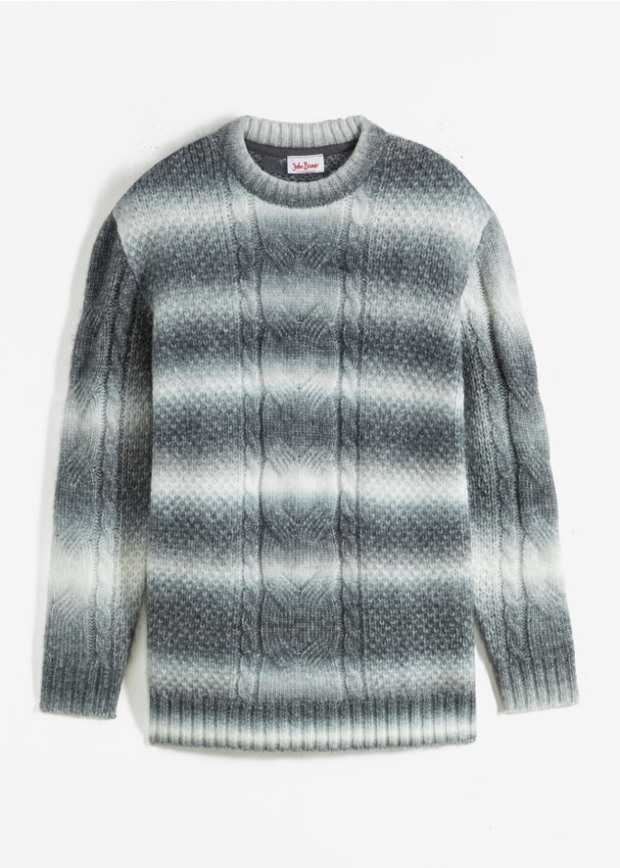 Pullover in Melange-Optik