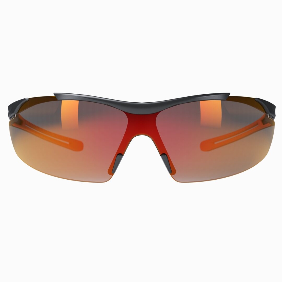 Hellberg 23333-001 Argon Safety glasses AF+AS smoke red