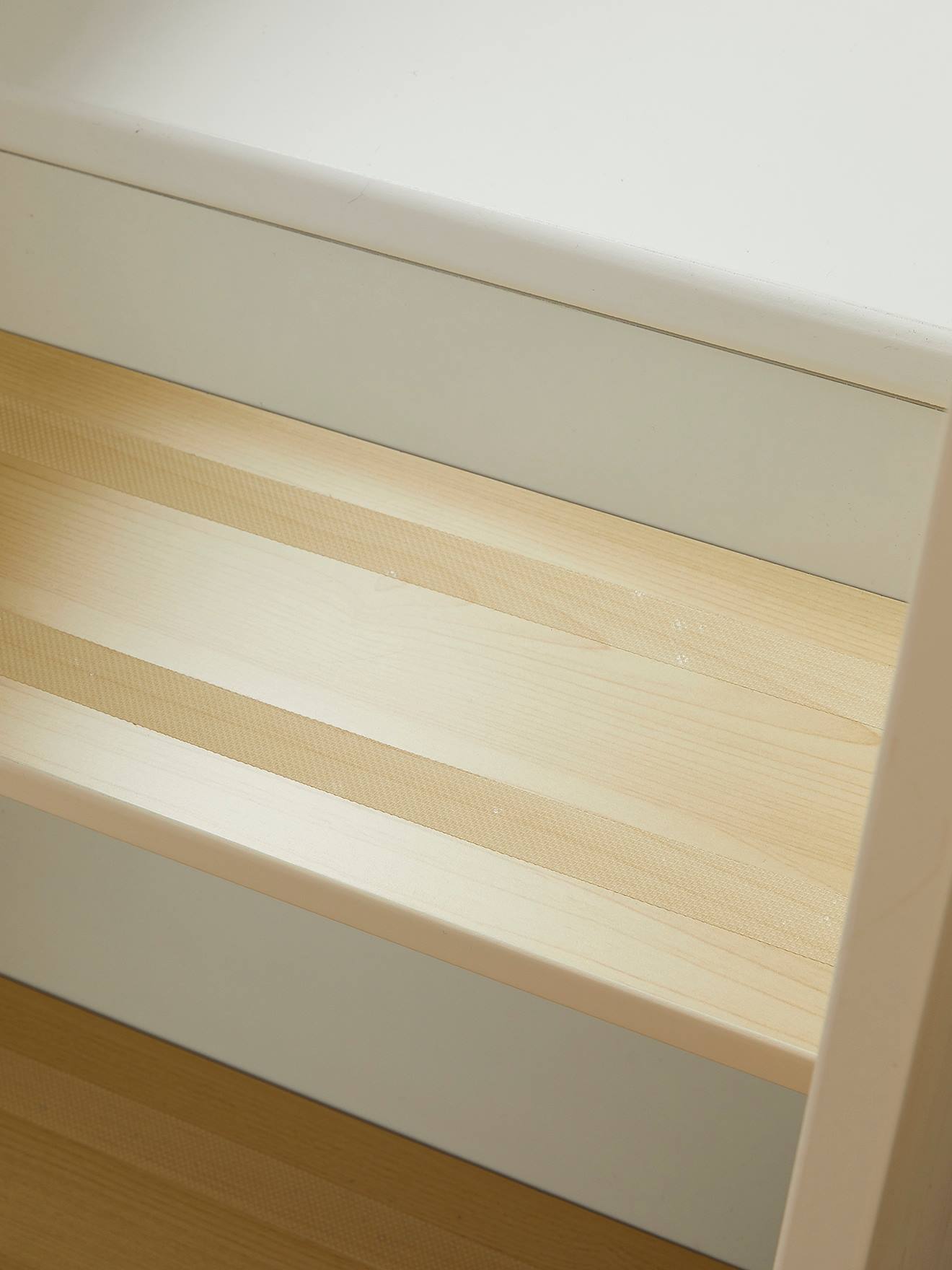 Toboggan bébé en bois FSC® blanc