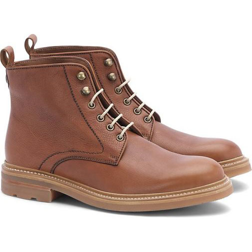 Lottusse Braune Wadenstiefel