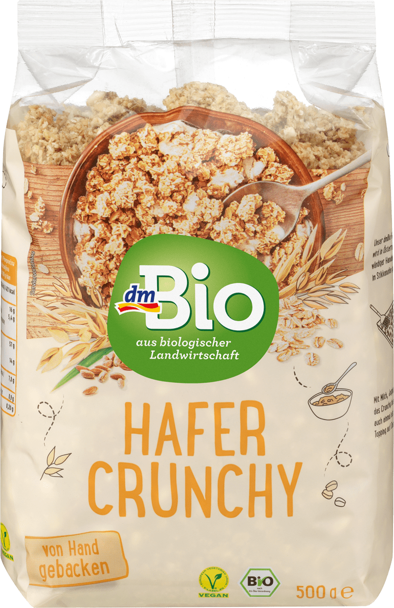 Müsli Crunchy, Hafer, 500 g