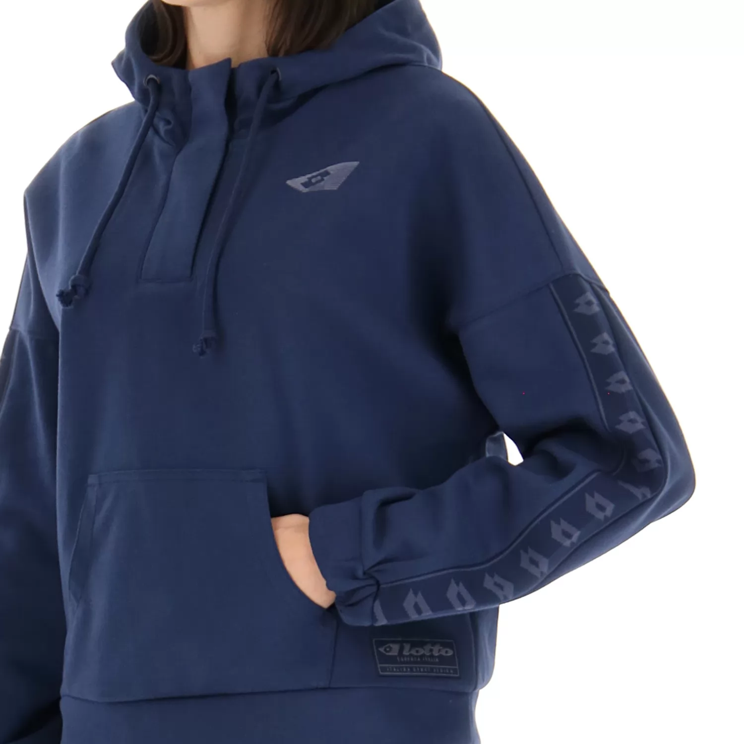 ATHLETICA DUE W VI SWEAT HD MÖRK DENIM