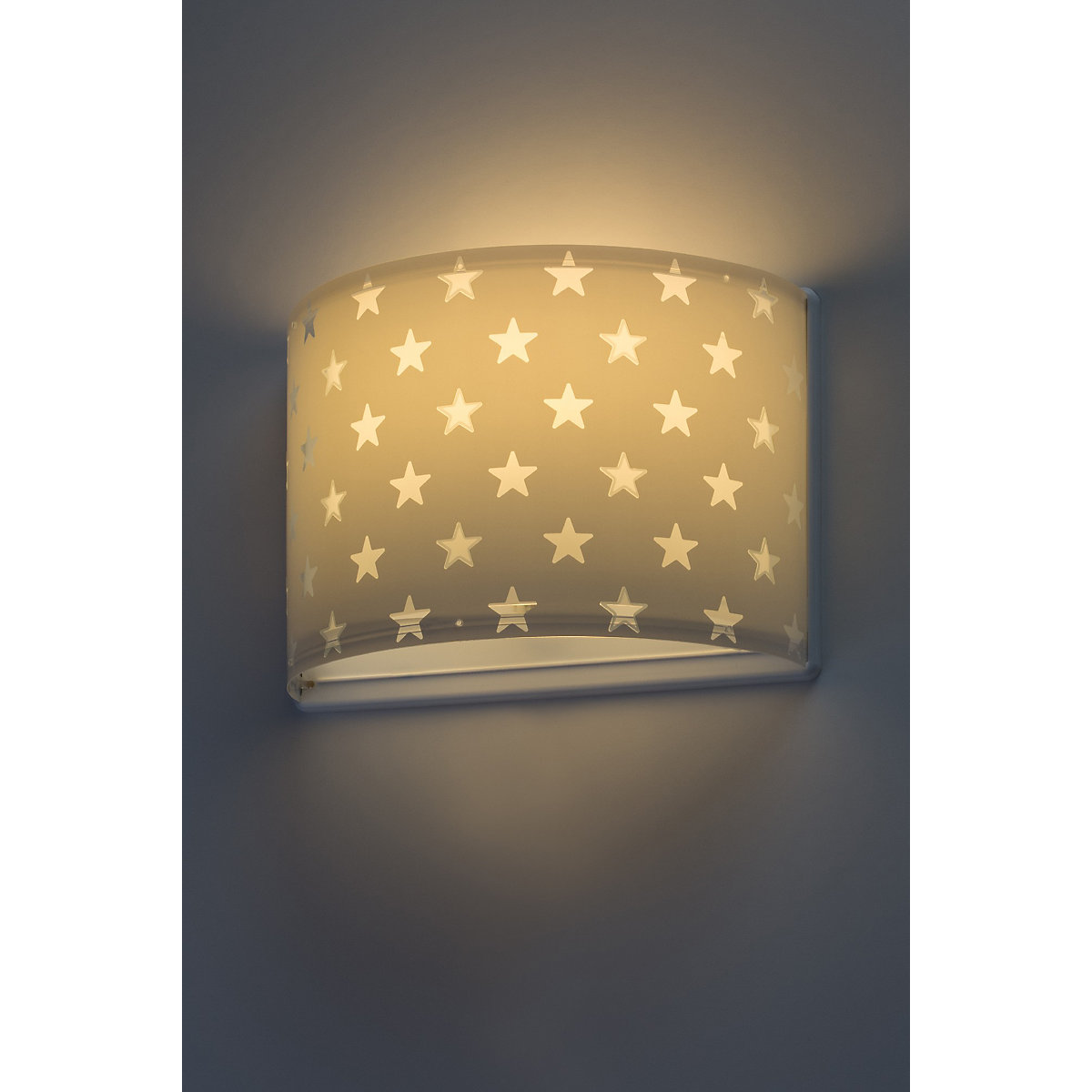 Wandleuchte Stars grey