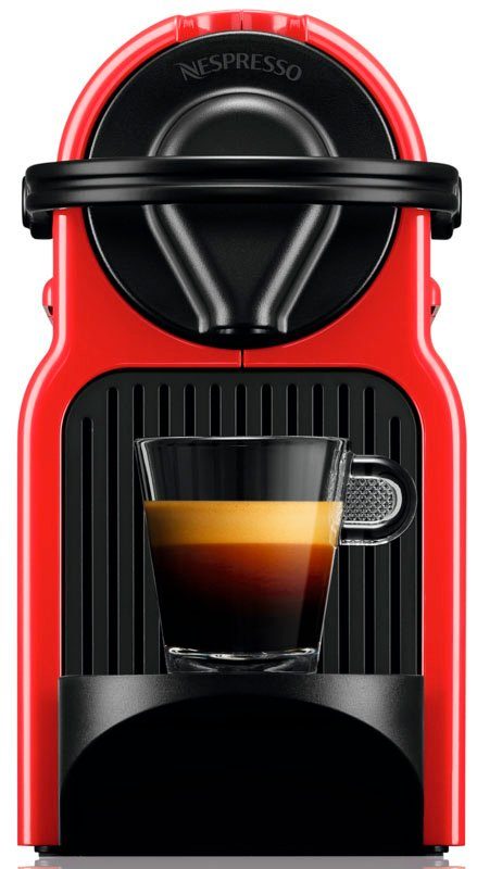 Nespresso Kapselmaschine XN1005 Inissia von Krups, Kaffeemenge einstellbar, inkl. Willkommenspaket mit 14 Kapseln