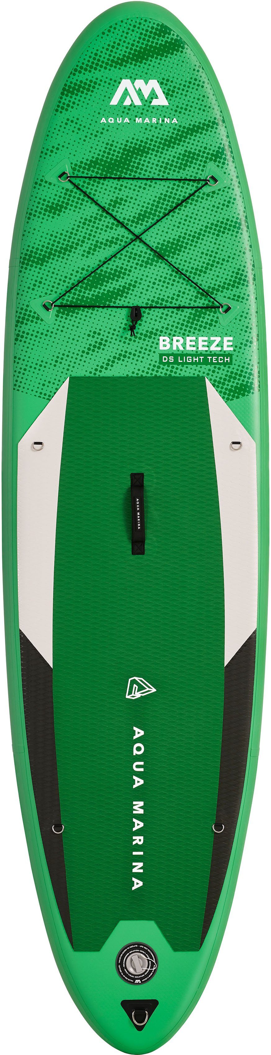 Aqua Marina Inflatable SUP-Board Breeze iSUP BT-21BRP, (Set, 6 tlg., mit Paddel, Pumpe und Transportrucksack)