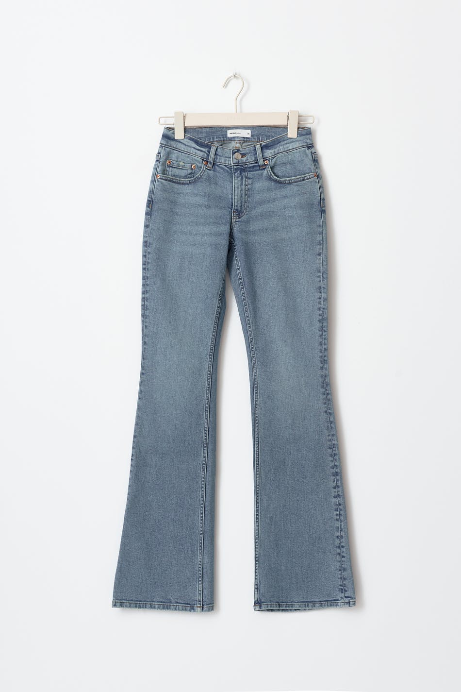 Low petite bootcut jeans