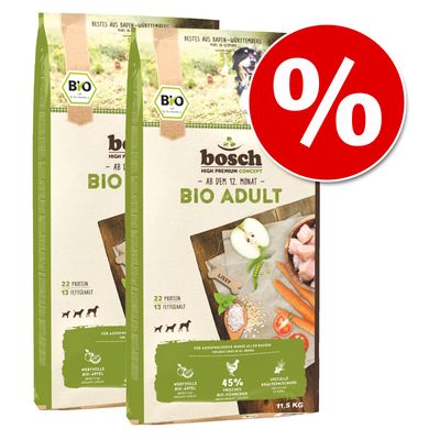 Sparpaket: 2 x 11,5 kg bosch Bio
