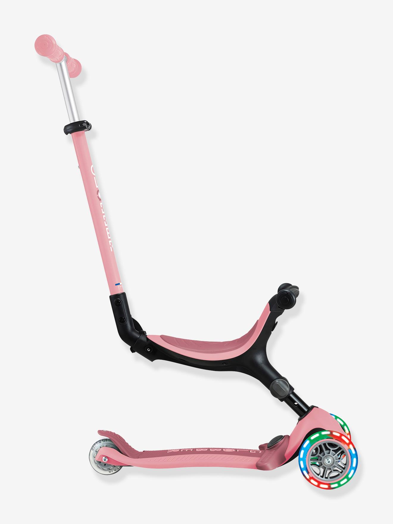 Globber 3-in-1-Fahrzeug Go Up Active Lights GLOBBER - hellrosa