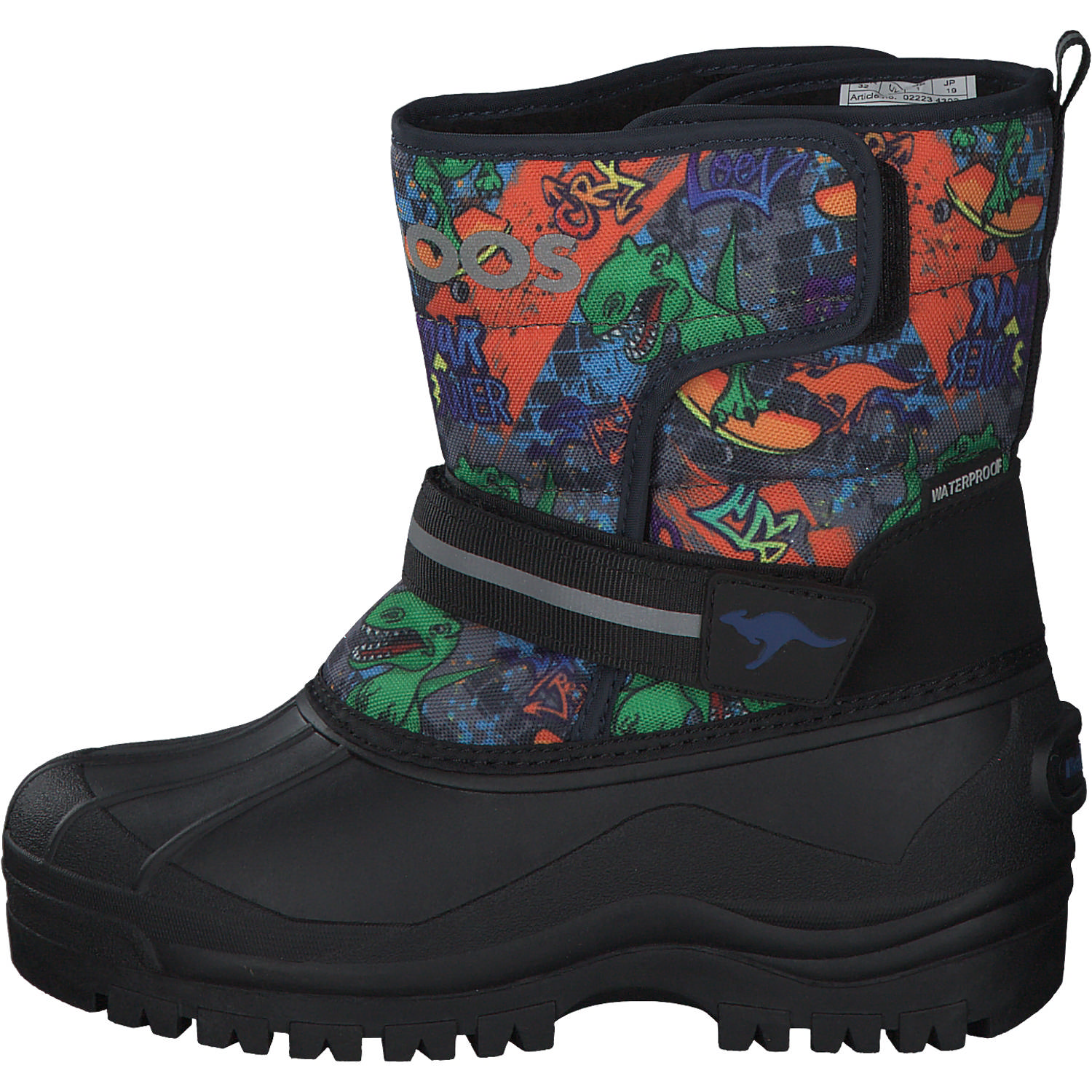 KangaROOS K-Shell II 02223, Winterstiefel, Kinder, dk navy/dino