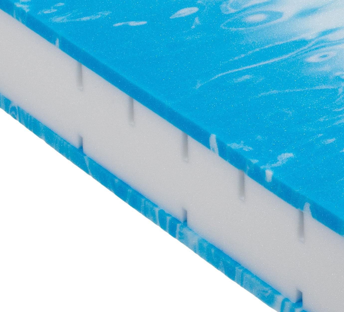Gelschaummatratze Duo Gel Comfort, Beco, 20 cm hoch, komfortable Matratze in 90x200, 140x200 cm und weiteren Größen