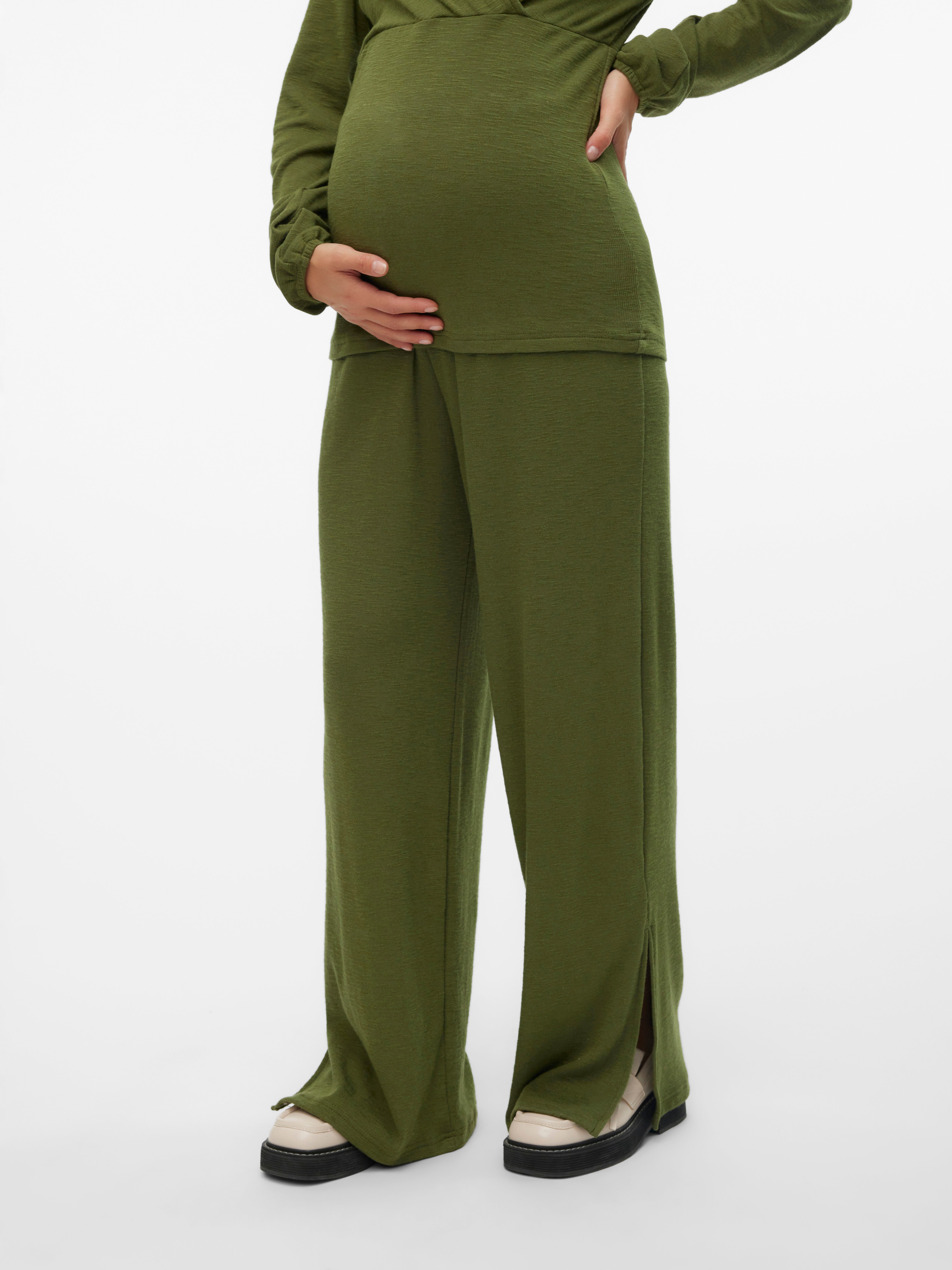 Weiter Beinschnitt Seitenschlitze Hose