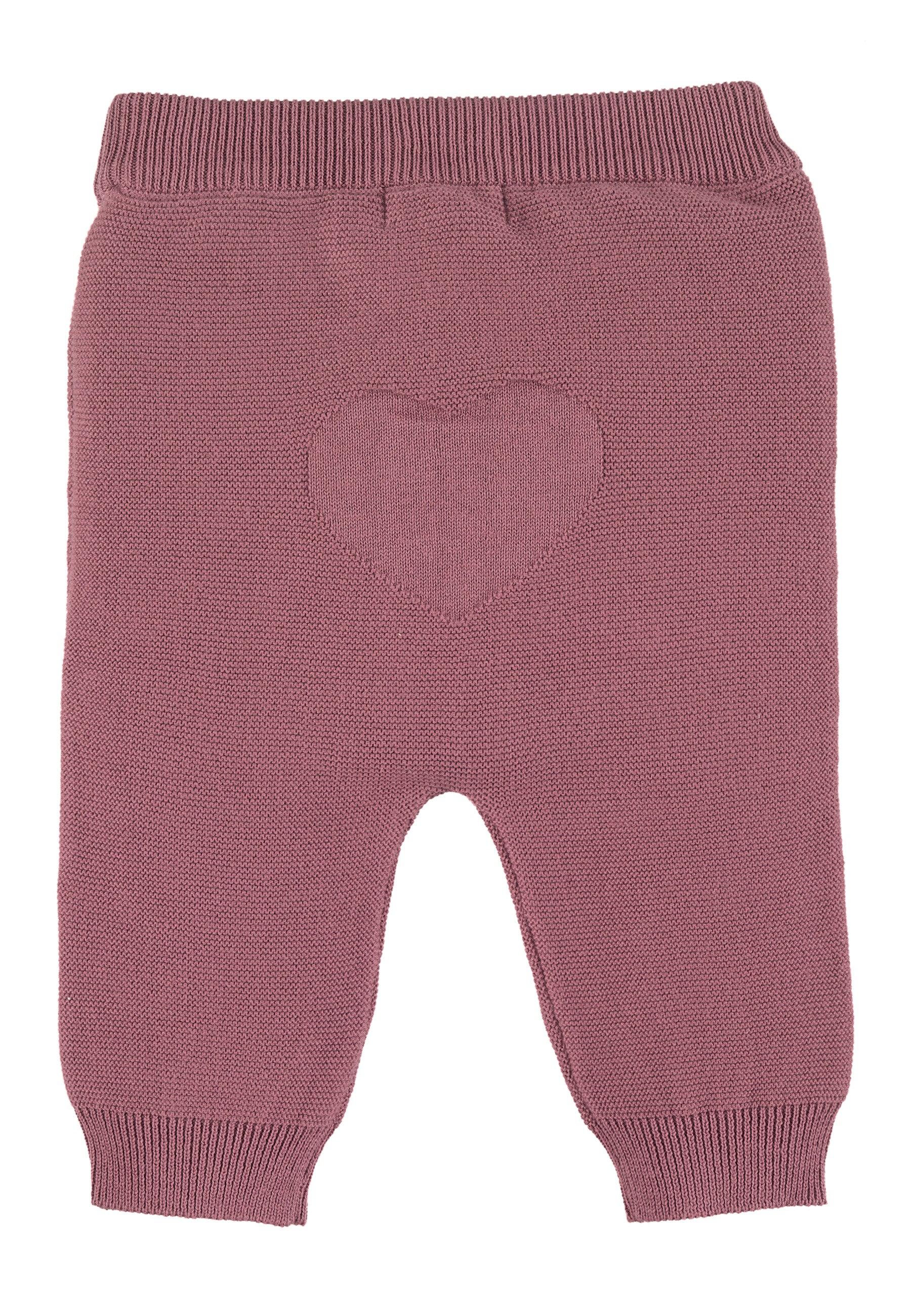 GOTS Strick-Hose aus Baumwolle (Bio) in Rosa