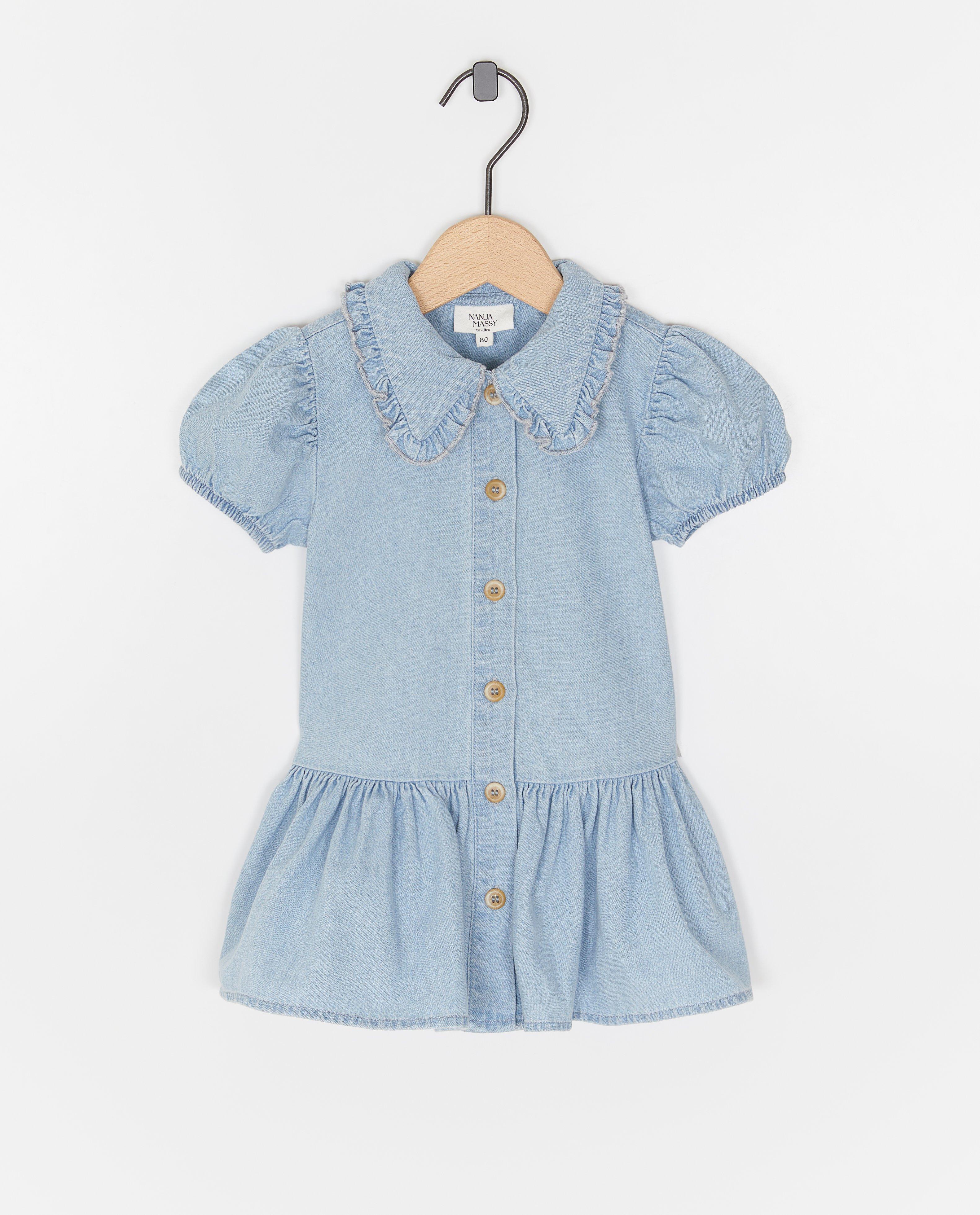 Rochie Nanja Massy Blue din denim, albastru deschis