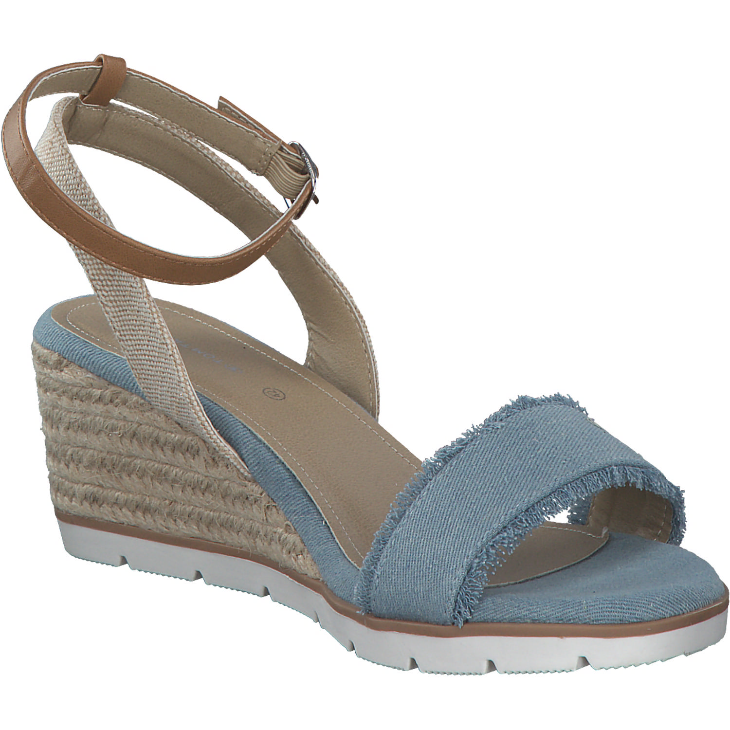 Tom Tailor 5390040017, Plateau-Sandaletten, Damen, sky