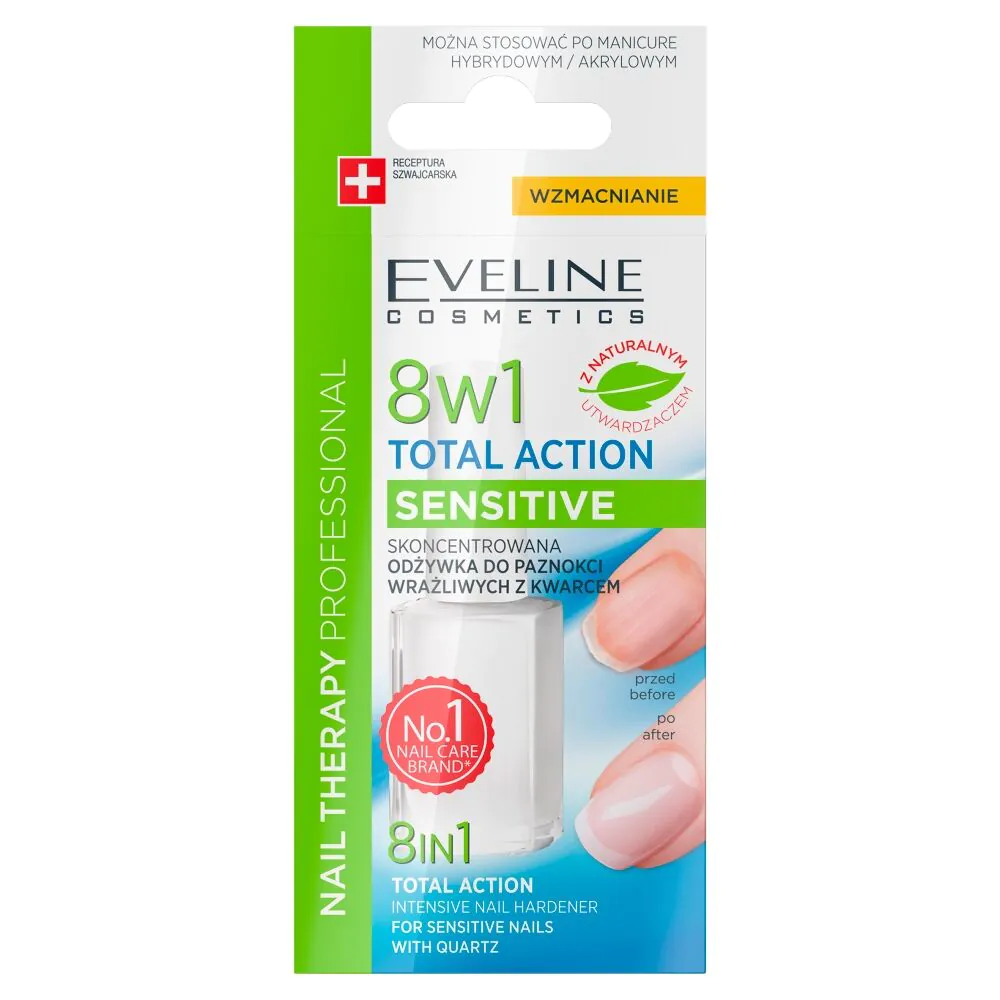 Eveline Cosmetics Nail Therapy 8-u-1 regenerator za osjetljive nokte