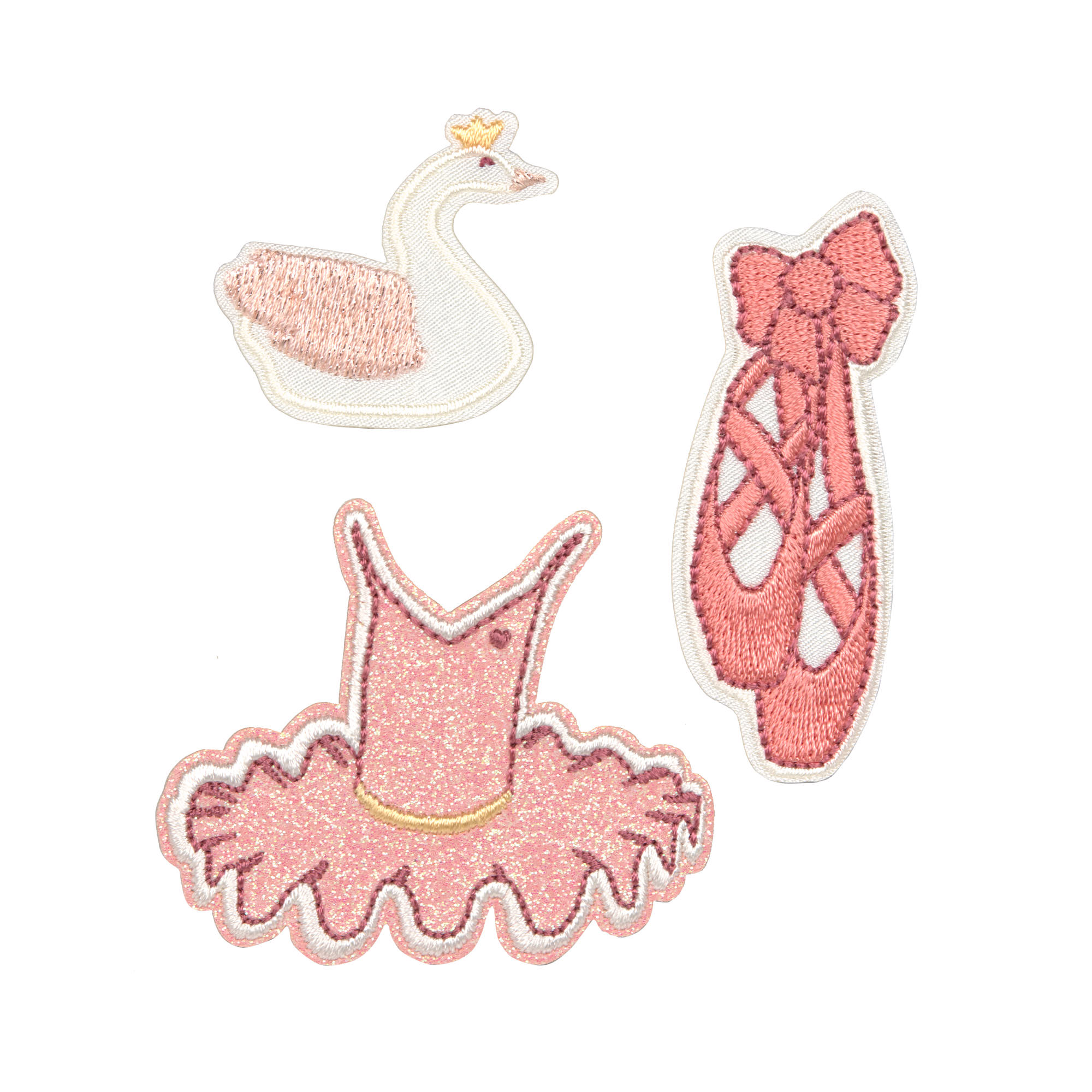 Textil-Sticker (3 Stk) - Stick on, Ballett