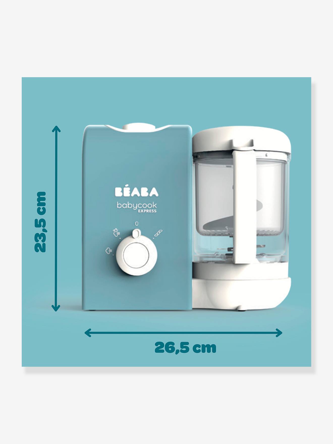 Beaba 4-in-1-Dampfgarer BABYCOOK EXPRESS BEABA - grau