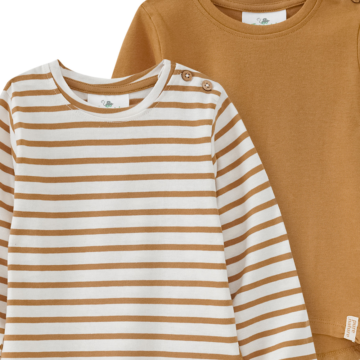 2 Baby Langarmshirts im Set