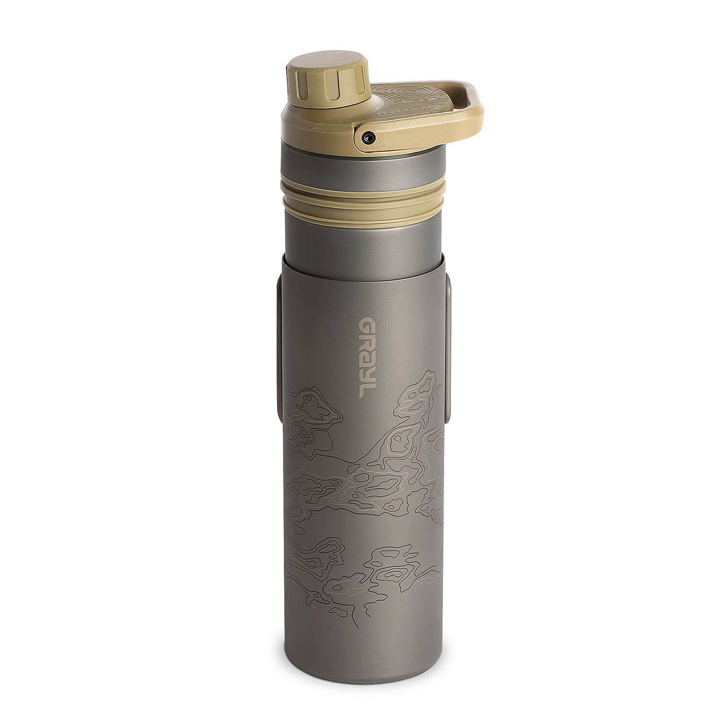 Titanium UltraPress Purifier Trinkflasche