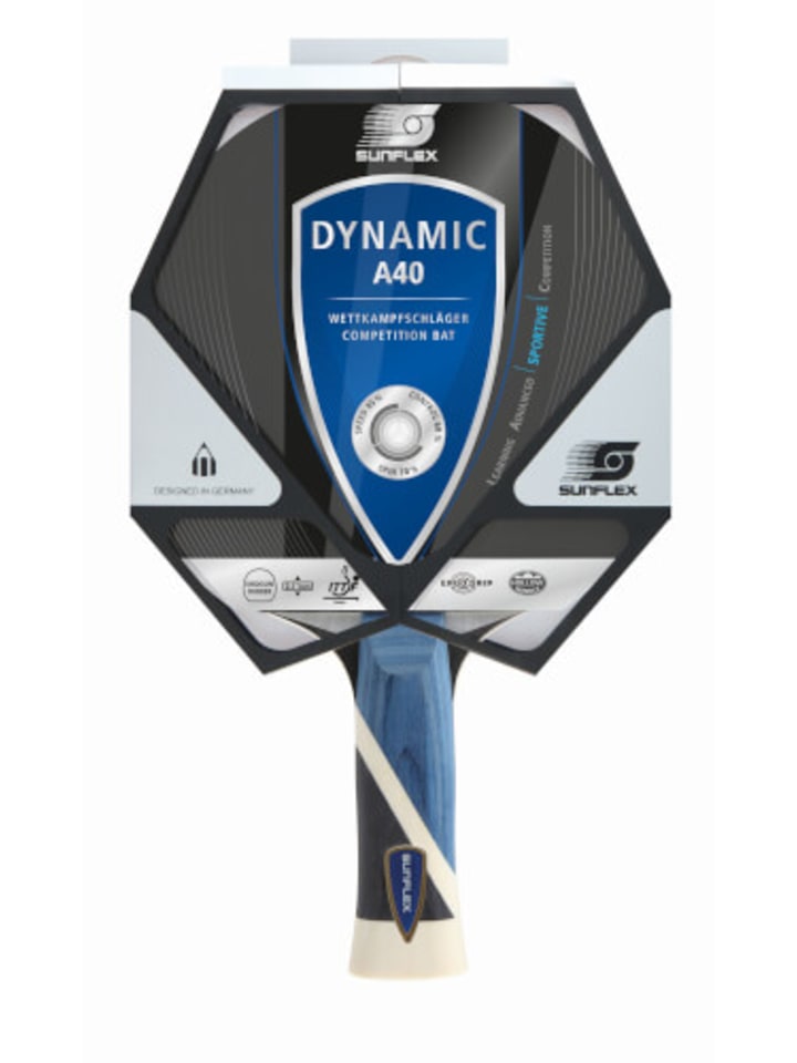Sunflex Tischtennisschläger Dynamic A40, Wettkampfschläger, ITTF zugelassen günstig kaufen onesize