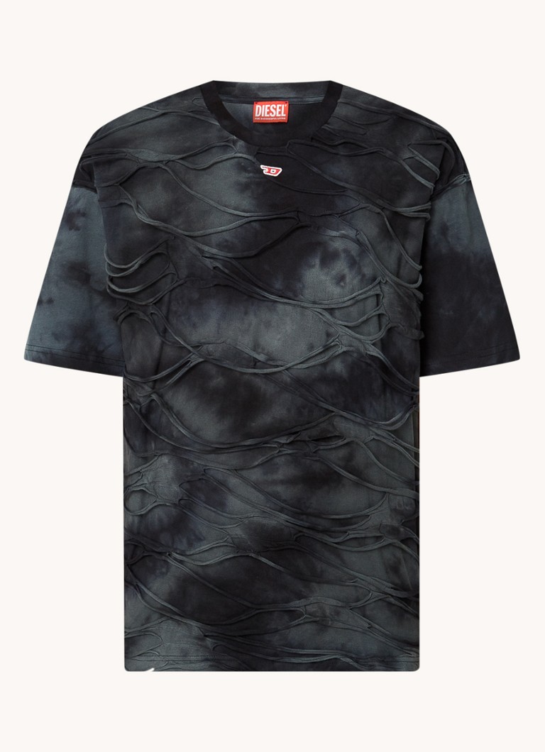 Diesel T-boxette T-shirt with tie-dye design