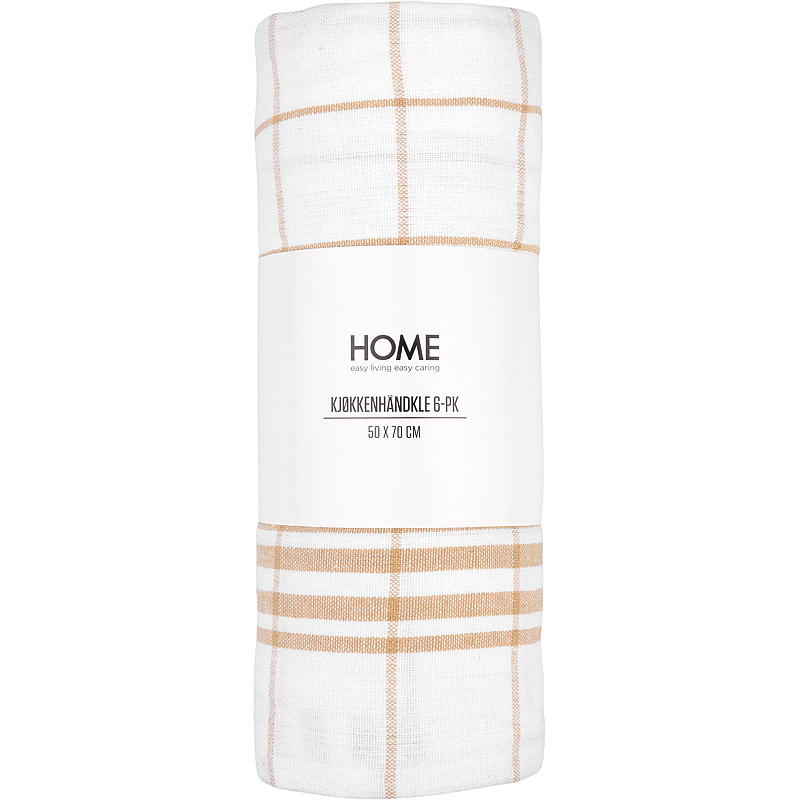 Home Kjøkkenhåndkle 6-pk 50x70 cm
