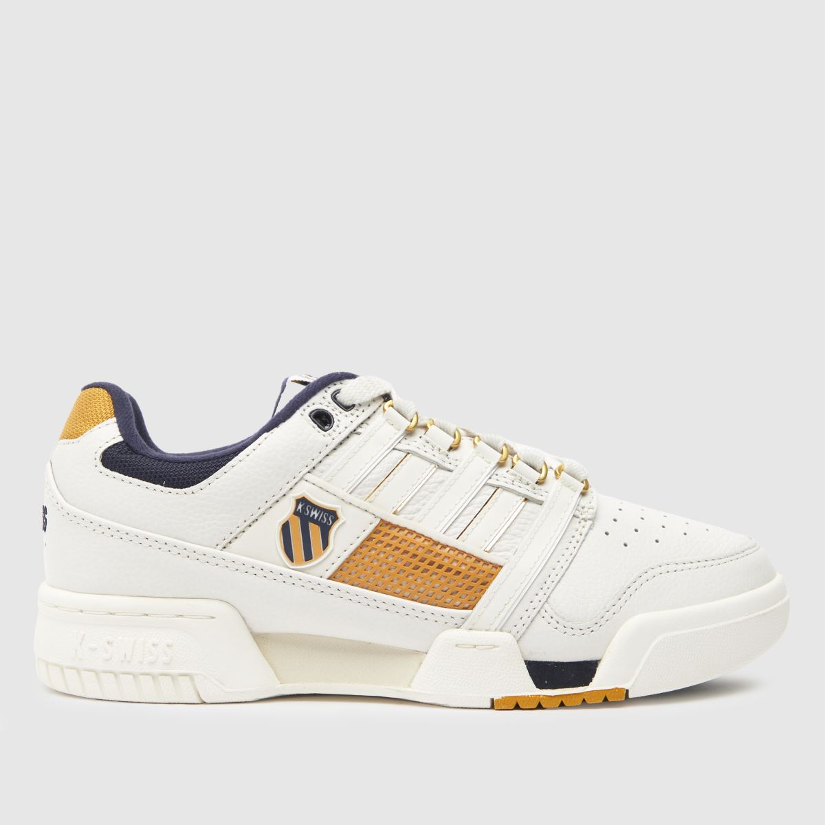 Zlati športni copati K-SWISS gstaad v beli in zlati barvi