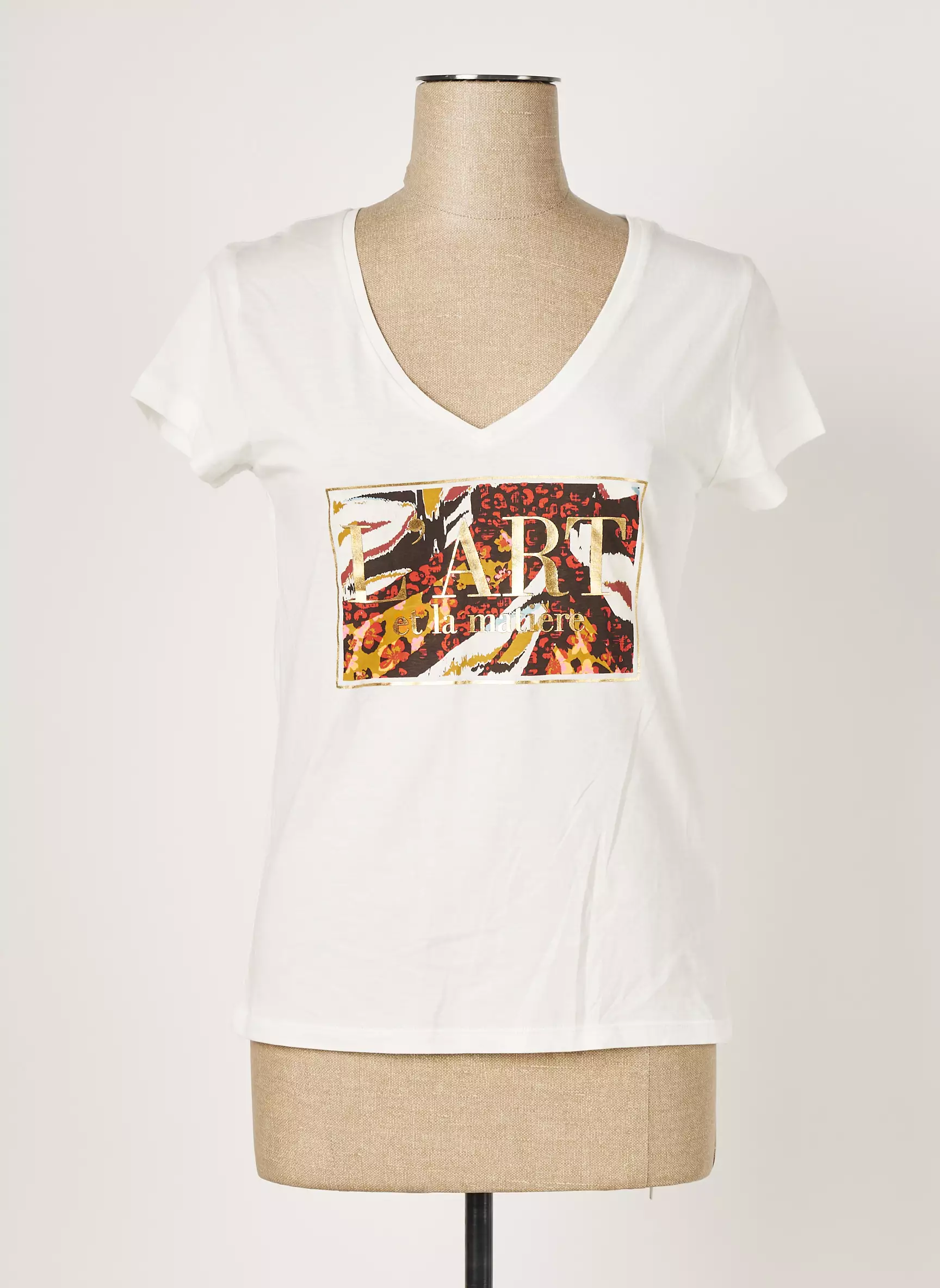 One Step Tshirts Femme couleur blanc