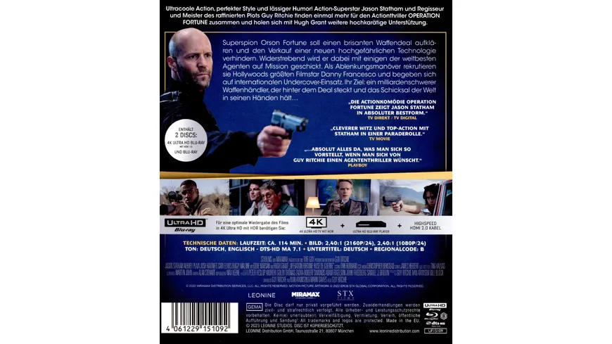 Operation Fortune  (+ Blu-ray)