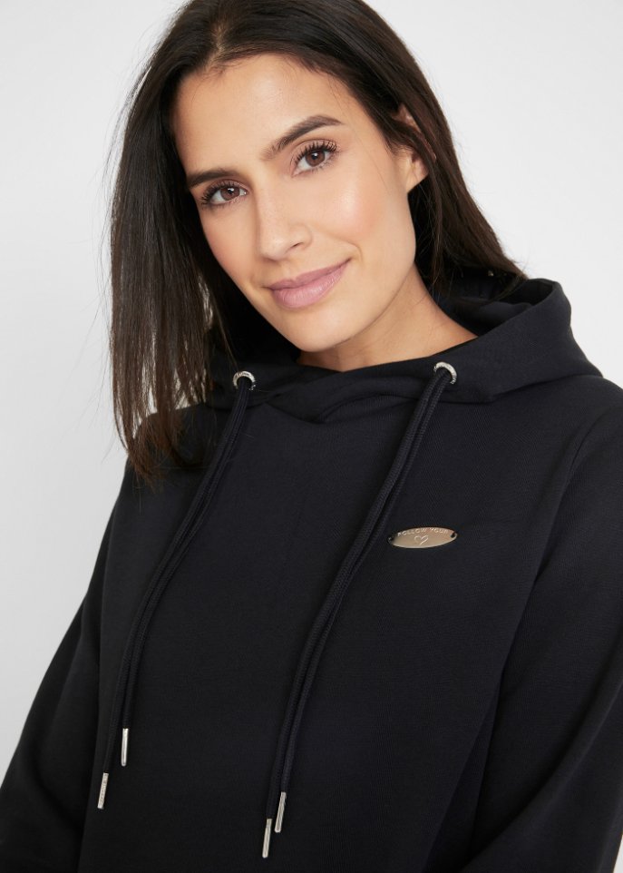 Sweatkleid mit Kapuze