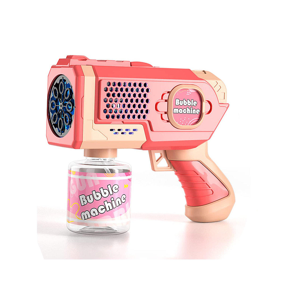 frler Seifenblasen Pistole mit Lichter Seifenblasenmaschine für Kinder Seifenblasen für Kinder